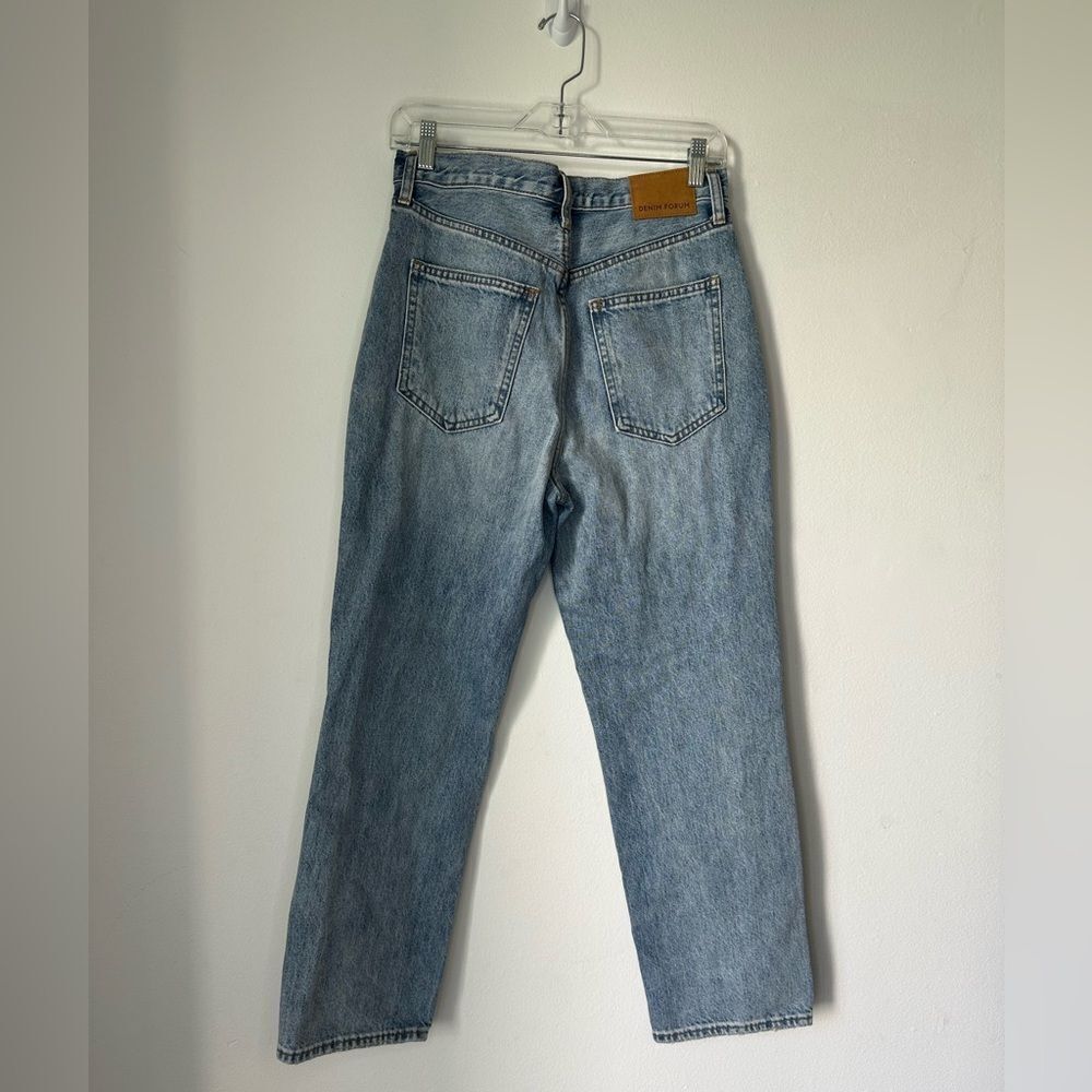 Aritzia Denim Forum The Joni High Rise Loose 26l Size 27 Straight Leg High Rise - Picture 3 of 9